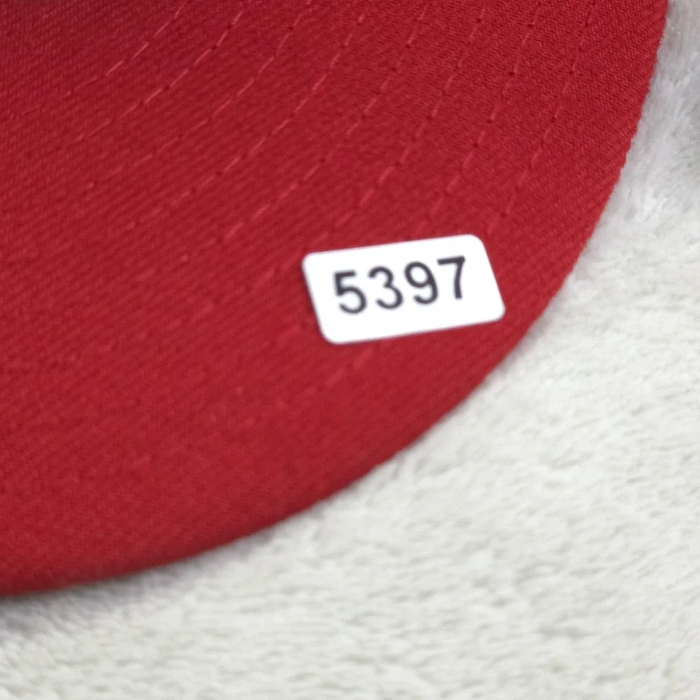 Atlanta Braves Hat Players On‎ Field Cap Fitted Mens 7 1/2 Blue Red MLB Baseball